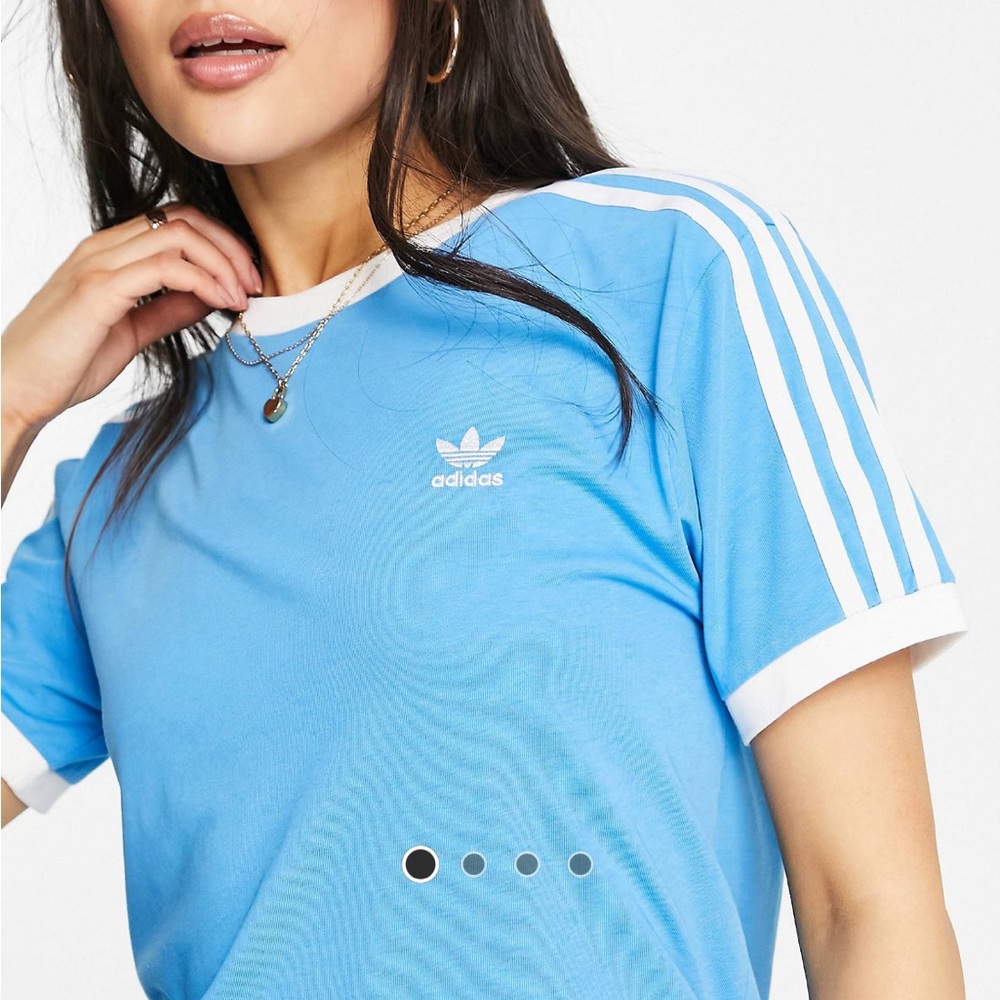 Adidas’s sky blue t-shirt